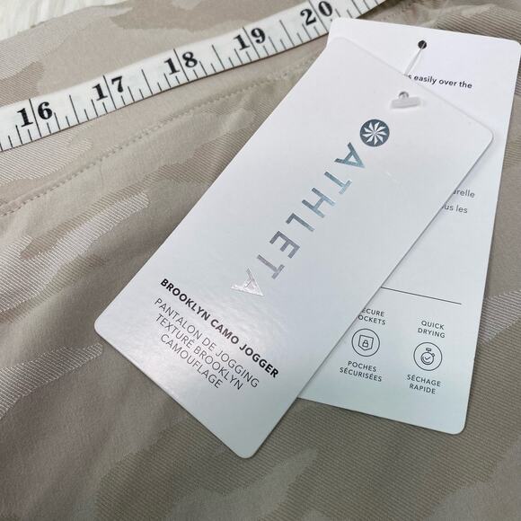 Athleta Women's Brooklyn Camo Jogger Size 24 Tan NWT - Picture 8 of 16